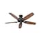 Hunter Hunter Builder 52 in. New Bronze Brown Indoor Ceiling Fan 53242 - alternate 1